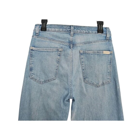 Women's - 7 For All Mankind High Waist Cropped Straight Jeans, Size 28 - Picture 9 of 10